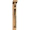Ekena Millwork Olympic Block Smooth Bracket w/ Offset Brace, Western Red Cedar, 3 1/2"W x 26"D x 26"H BKT0402X26X26OLY05SWR - alternate 2